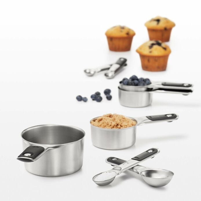 Stainless Steel Measuring Cups and Spoons Set C8