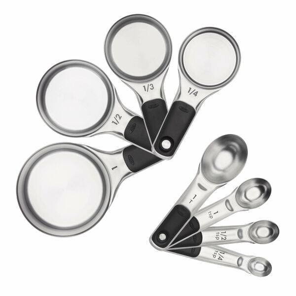 Stainless Steel Measuring Cups and Spoons Set C8