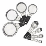 Stainless Steel Measuring Cups and Spoons Set N3