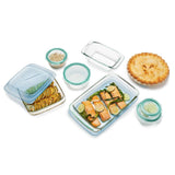 14-Piece Glass Bake, Serve & Store Set O5