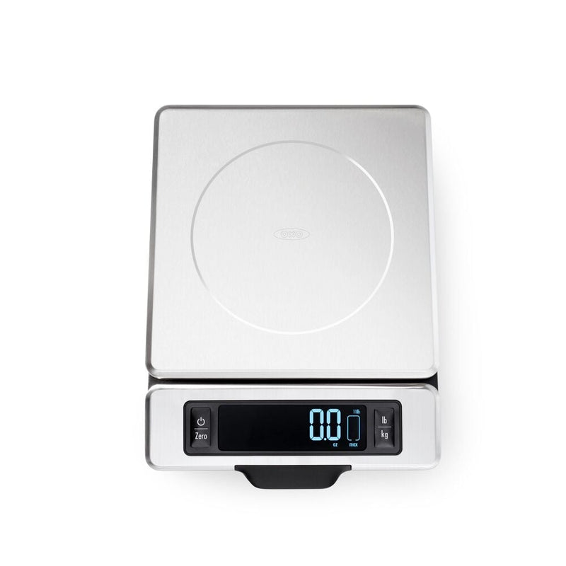 11 lb Stainless Steel Food Scale with Pull out Display O5