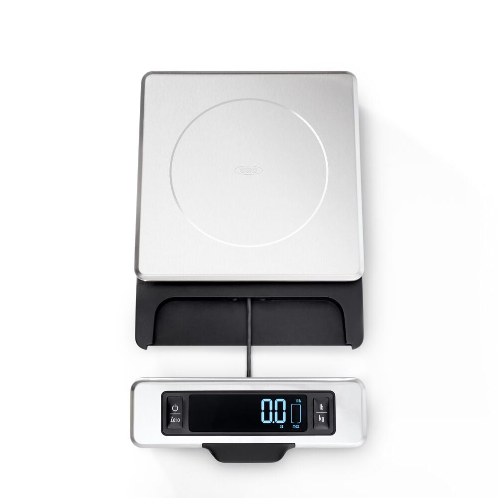 11 lb Stainless Steel Food Scale with Pull out Display O5