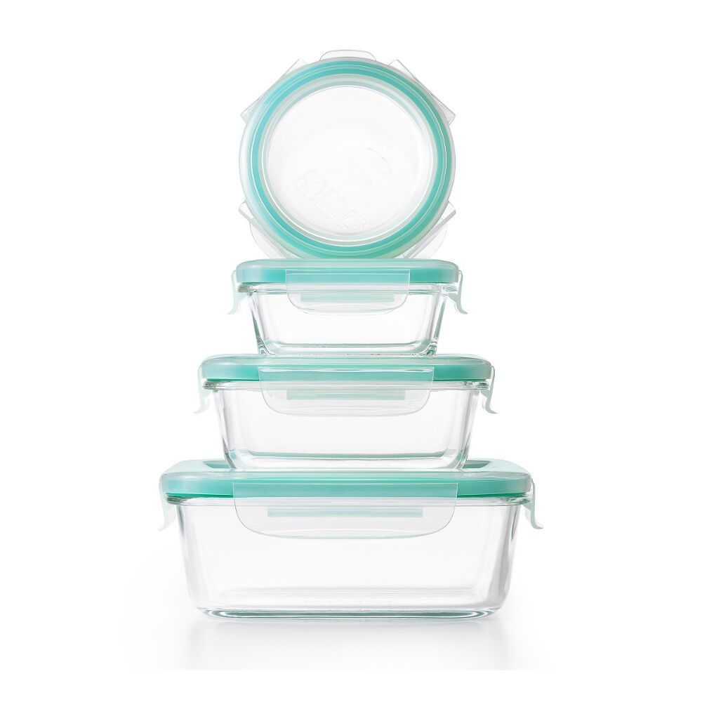 OXO Good Grips 12 Piece Smart Seal Glass Container Set V5