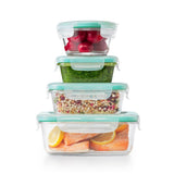 OXO Good Grips 12 Piece Smart Seal Glass Container Set V5