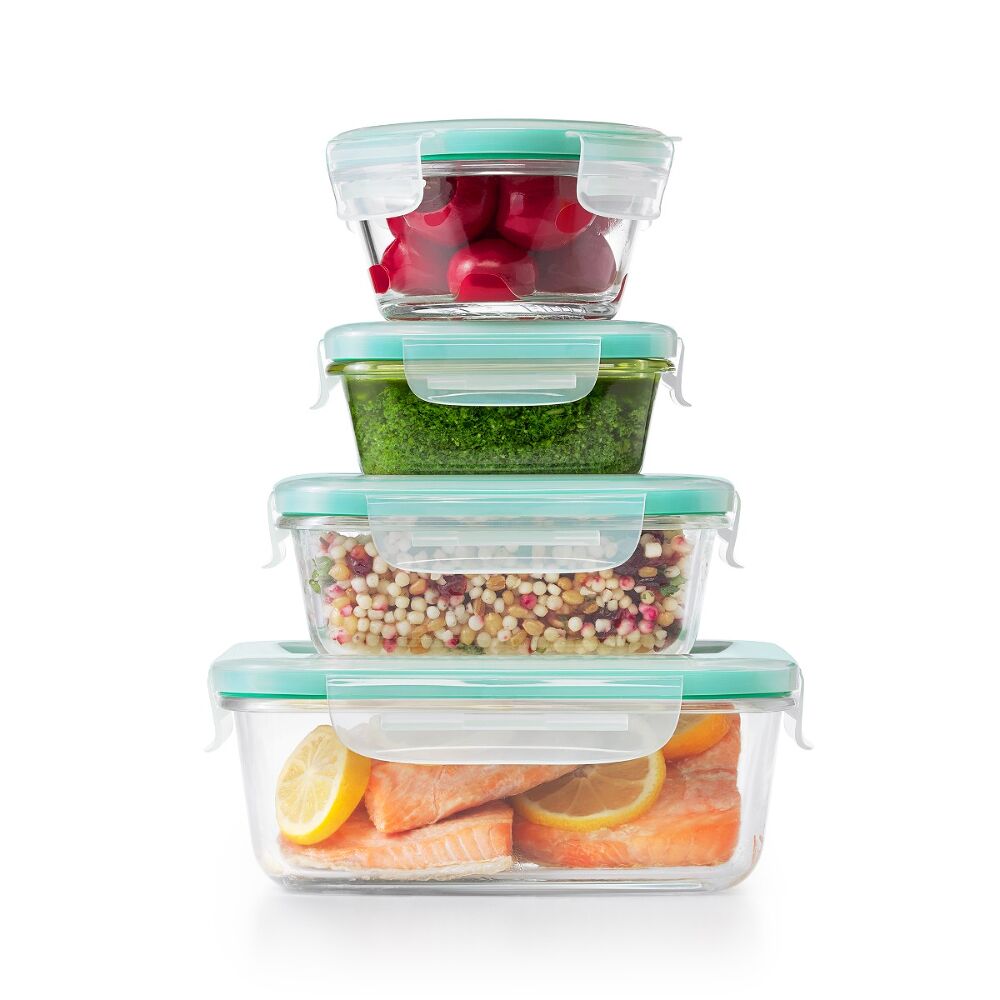 OXO Good Grips 12 Piece Smart Seal Glass Container Set V5