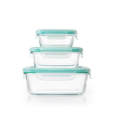 OXO Good Grips 12 Piece Smart Seal Glass Container Set V5