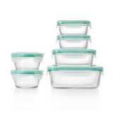 OXO Good Grips 12 Piece Smart Seal Glass Container Set V5
