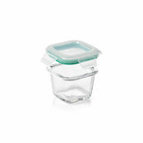 4 Piece Smart Seal Glass Mini Square Container Set V9