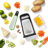 Etched Box Grater With Removable Zester U5