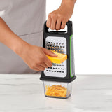 Etched Box Grater With Removable Zester U5