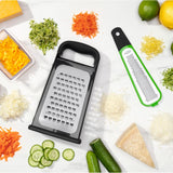 Etched Box Grater With Removable Zester U5