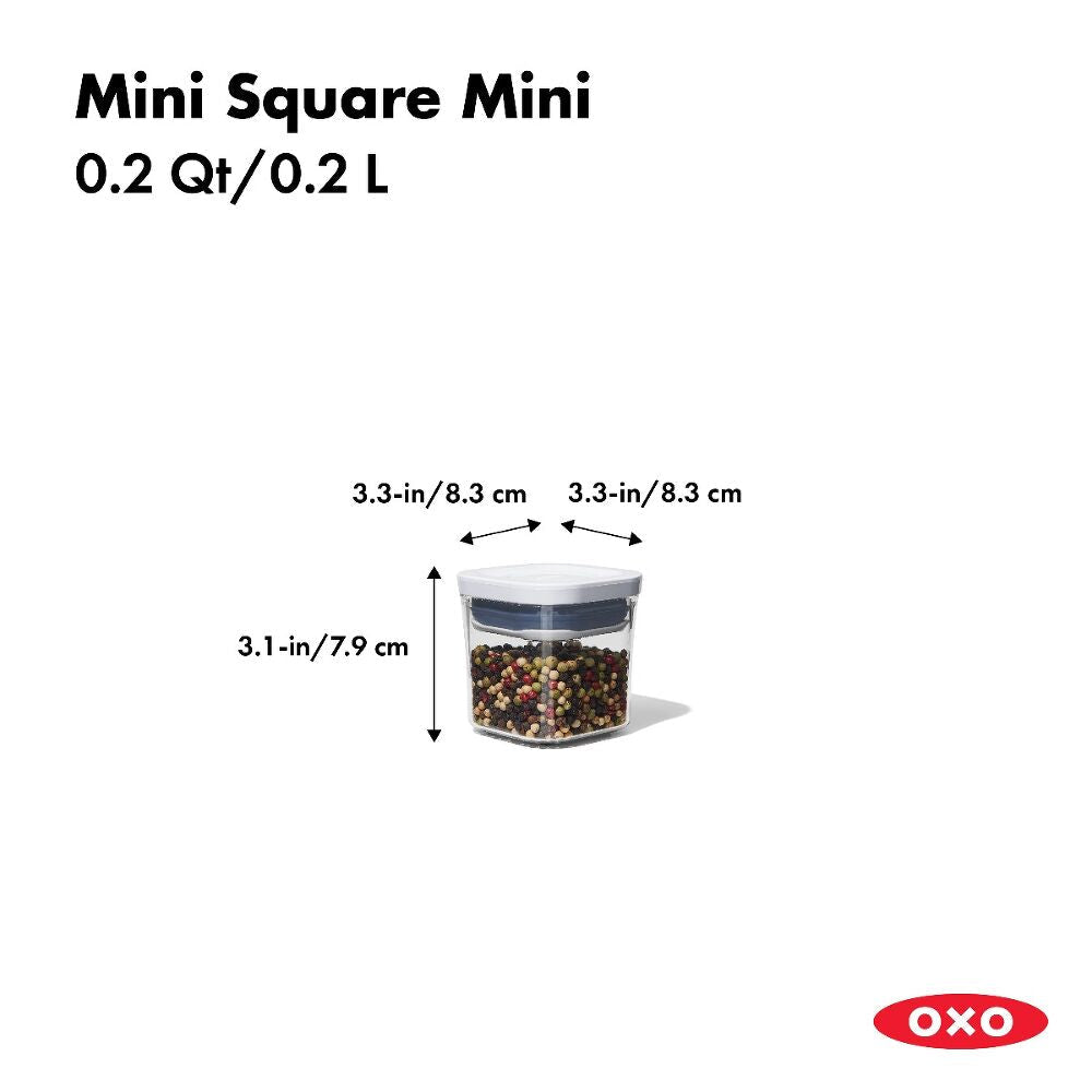 POP Container - Mini Square Mini (0.2 Qt.) U6