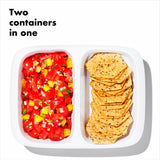Prep & Go 2-Cup Divided Container X0