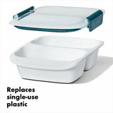 Prep & Go 2-Cup Divided Container X0