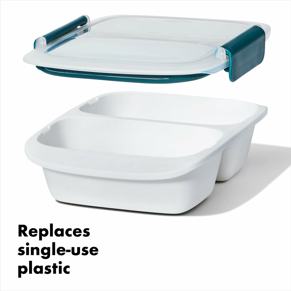 Prep & Go 2-Cup Divided Container X0