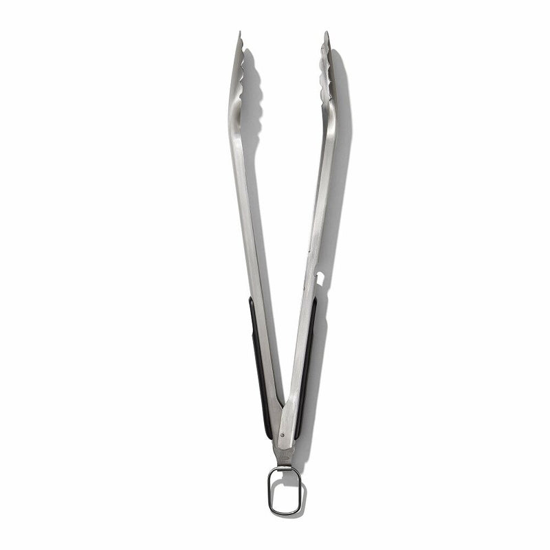 Grilling Tongs with Built-In Bottle Opener Y5