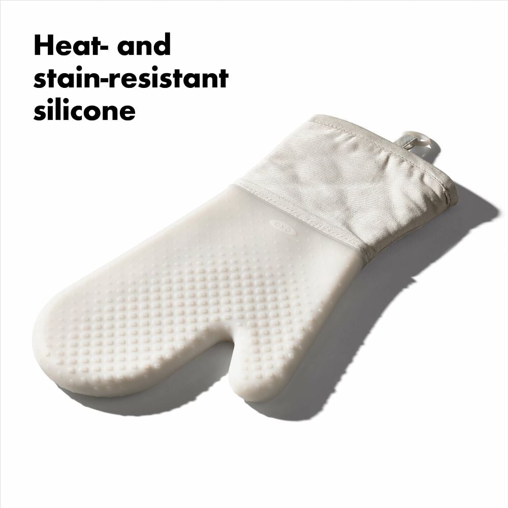 Silicone Oven Mitt - Oat L5
