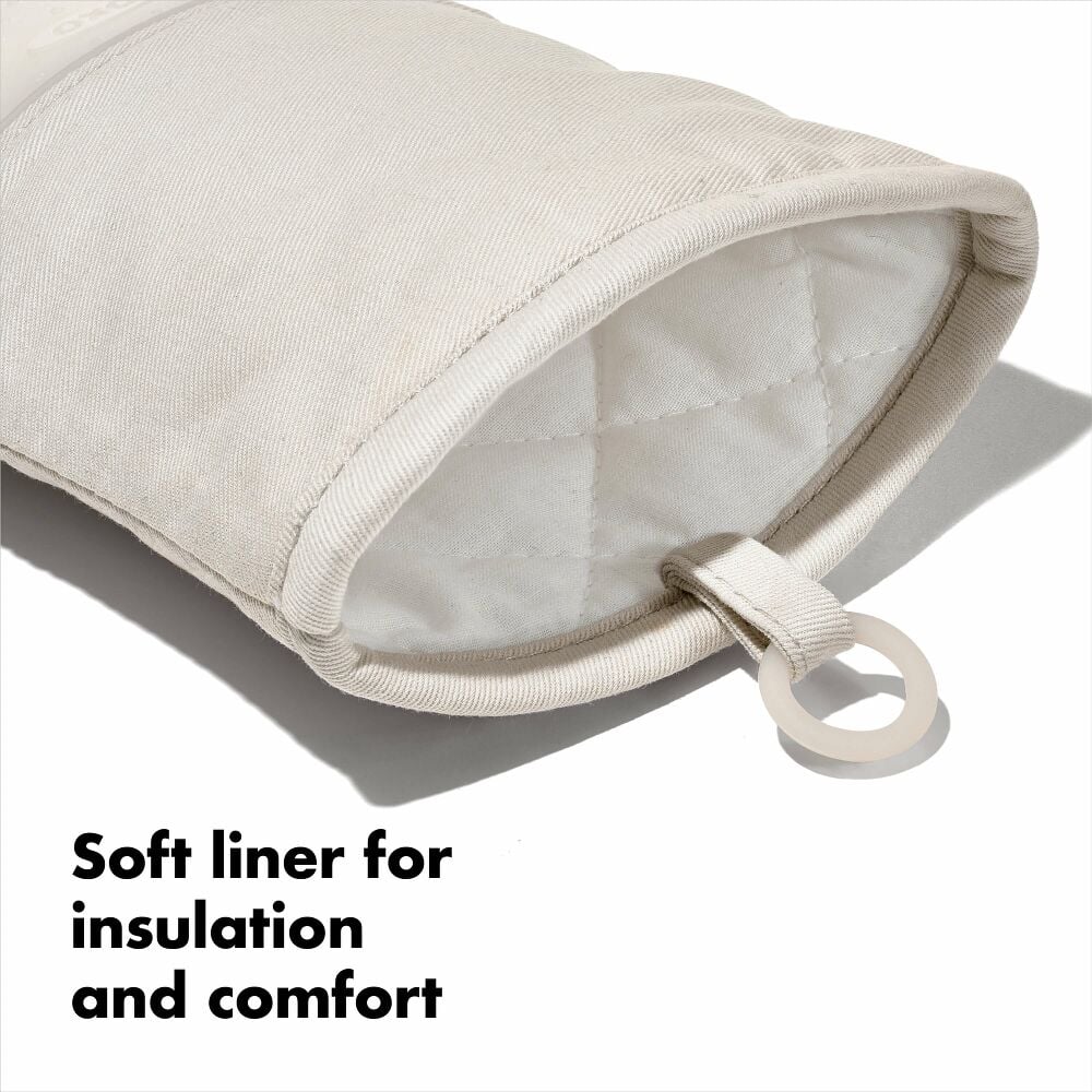Silicone Oven Mitt - Oat L5