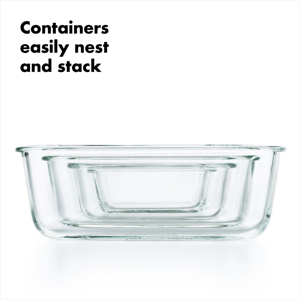 16 Piece Glass Smart Seal Everyday Container Set D1