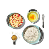 3 Piece Mixing Bowl Set - Cadet Blue, Tower Grey, Jade E4