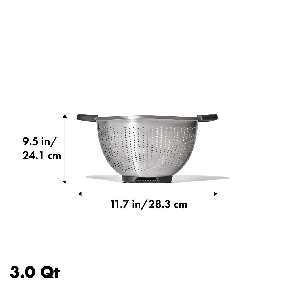 Stainless Steel 3 qt./ 2.8L Colander M1