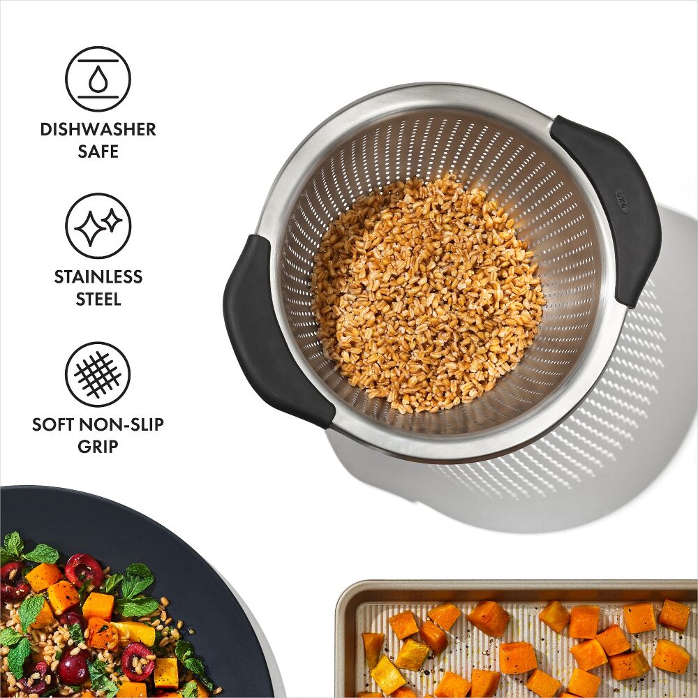 Stainless Steel 3 qt./ 2.8L Colander M1