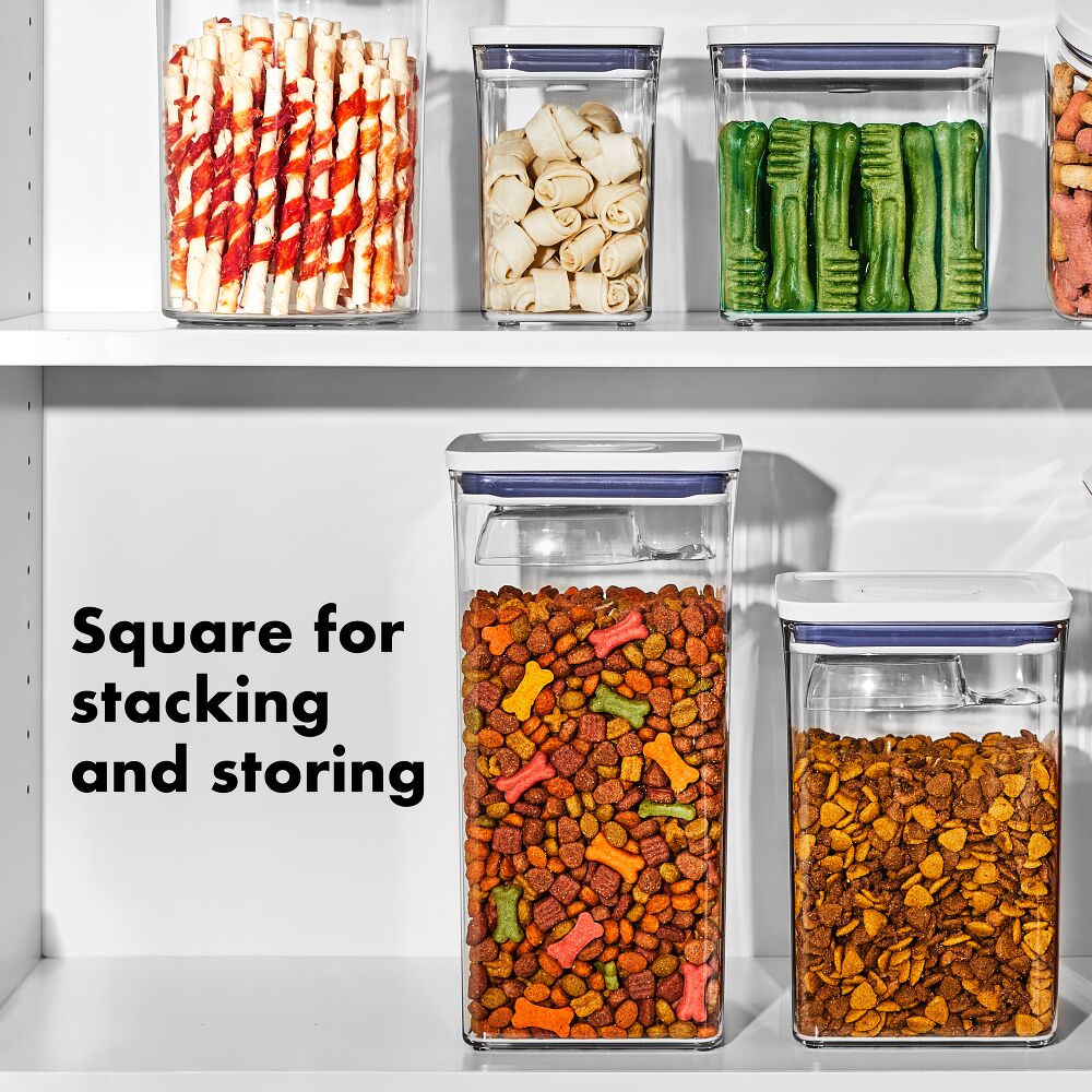 OXO Good Grips Pet POP Container – 4.4 Qt/4.2 L with Scoop F7