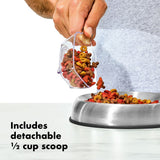 OXO Good Grips Pet POP Container – 6.0 Qt/5.7 L with Half Scoop K9