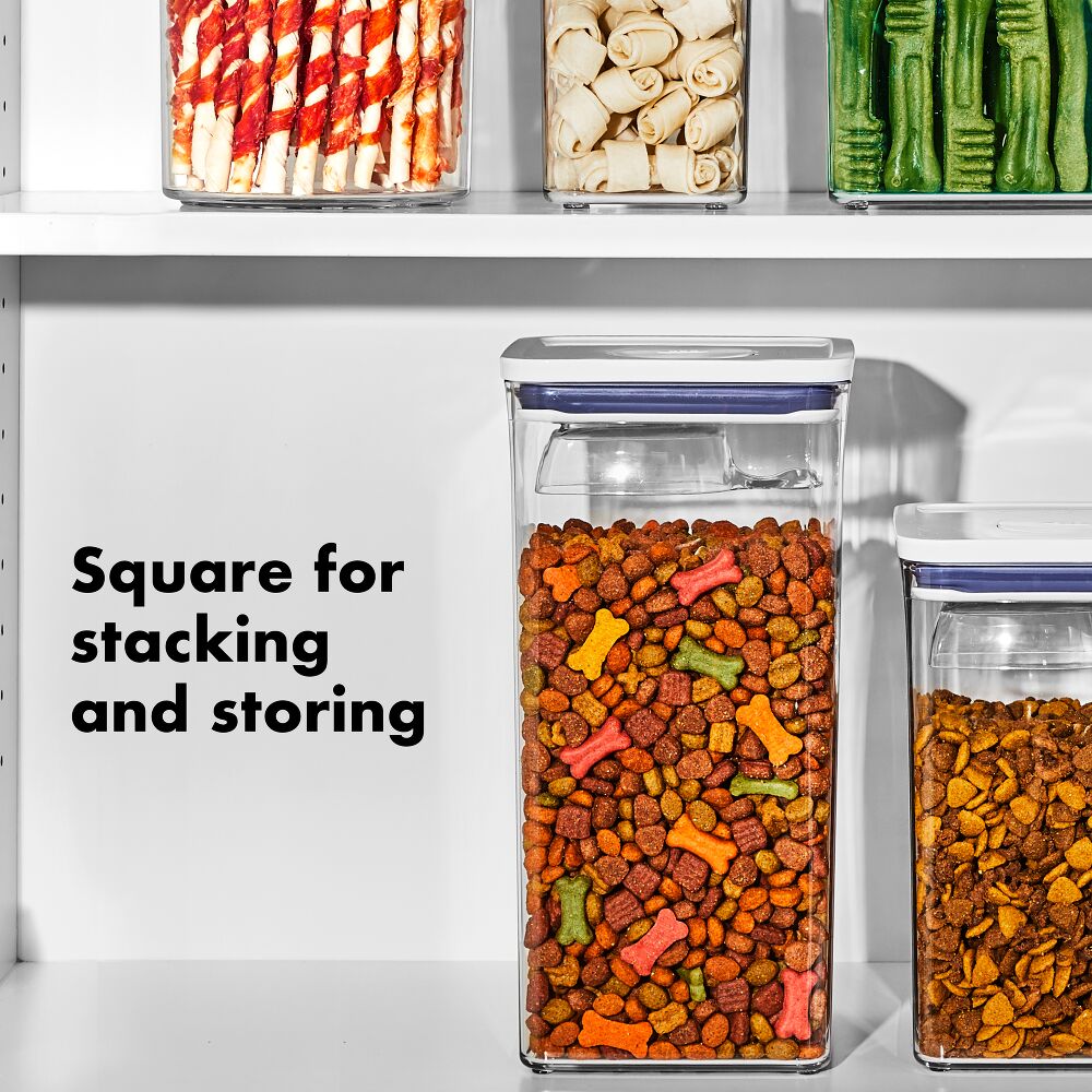 OXO Good Grips Pet POP Container – 6.0 Qt/5.7 L with Half Scoop K9