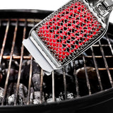 Coiled Grill Brush With Replaceable Head L7