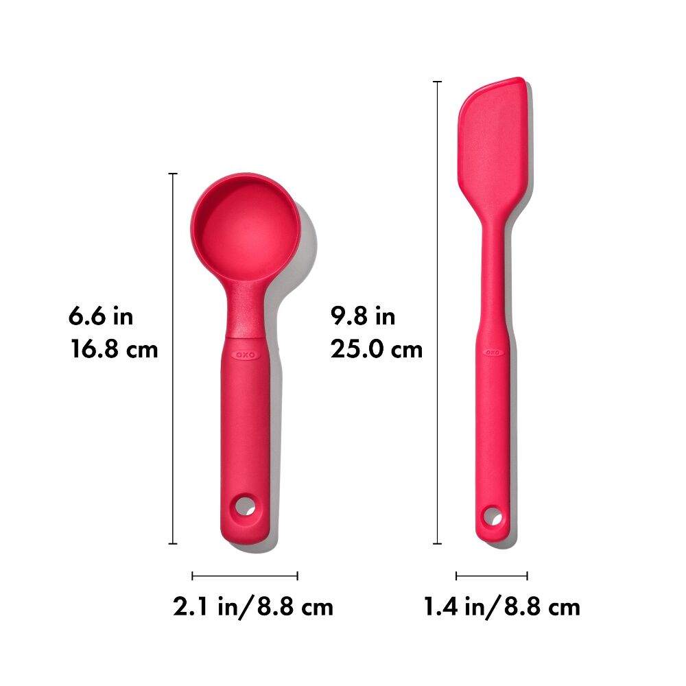 Silicone Cookie Scoop & Small Spatula Set P6