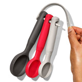 3-Piece Silicone Cookie Scoop Set Z2