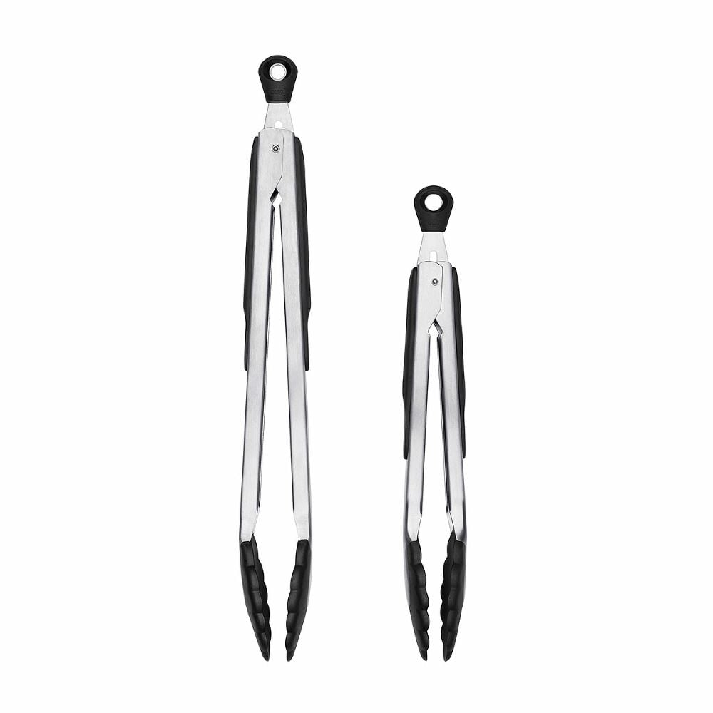 2-Piece Tongs with Nylon Heads Set E5