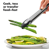 2-Piece Tongs with Nylon Heads Set E5