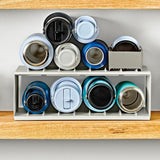 Water Bottle Organizer with Accessory Bin B0