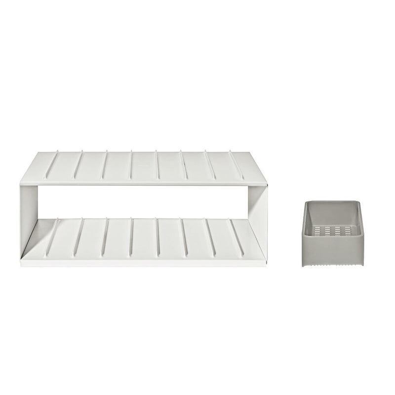 Water Bottle Organizer with Accessory Bin B0