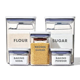 8-Piece Prelabeled Baking POP Container Set I9