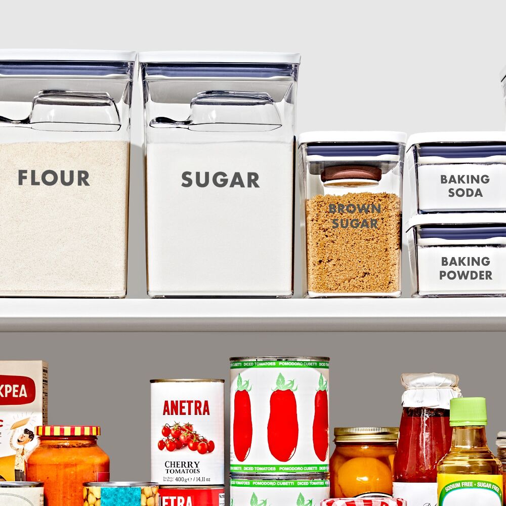 8-Piece Prelabeled Baking POP Container Set I9