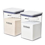 8-Piece Prelabeled Baking POP Container Set I9