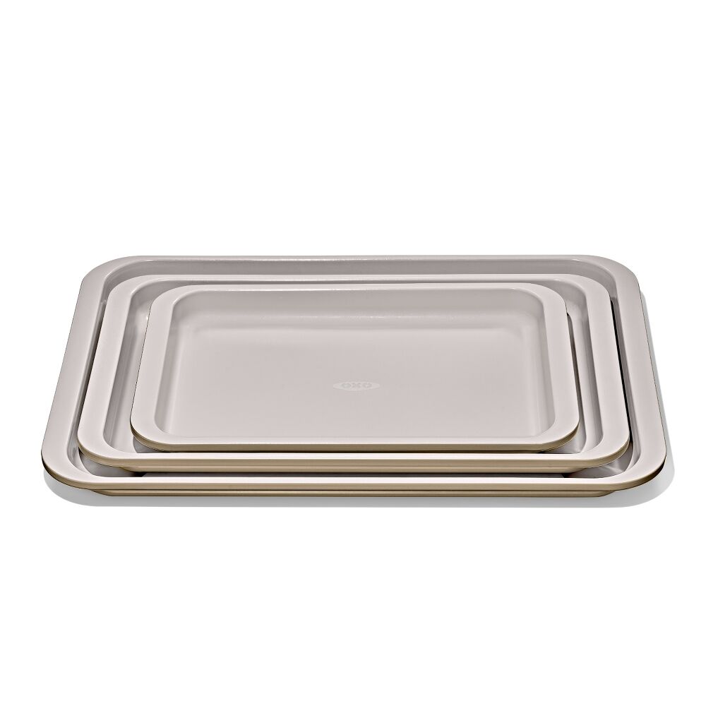 Non-Stick Pro Ceramic Coated Metal Bakeware 3 Pc Set B3