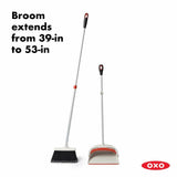 Large Sweep Set with Extendable Broom X6