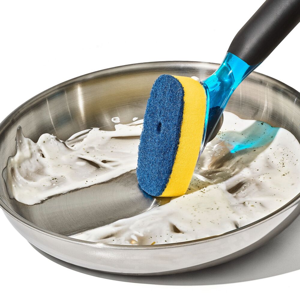 Soap Dispensing Dish Scrub R4
