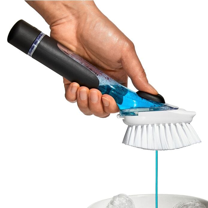 Soap Dispensing Dish Brush Q7