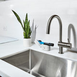 Soap Dispensing Dish Brush Storage Set G7