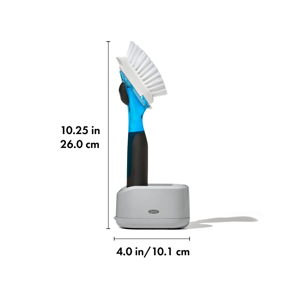 Soap Dispensing Dish Brush Storage Set G7