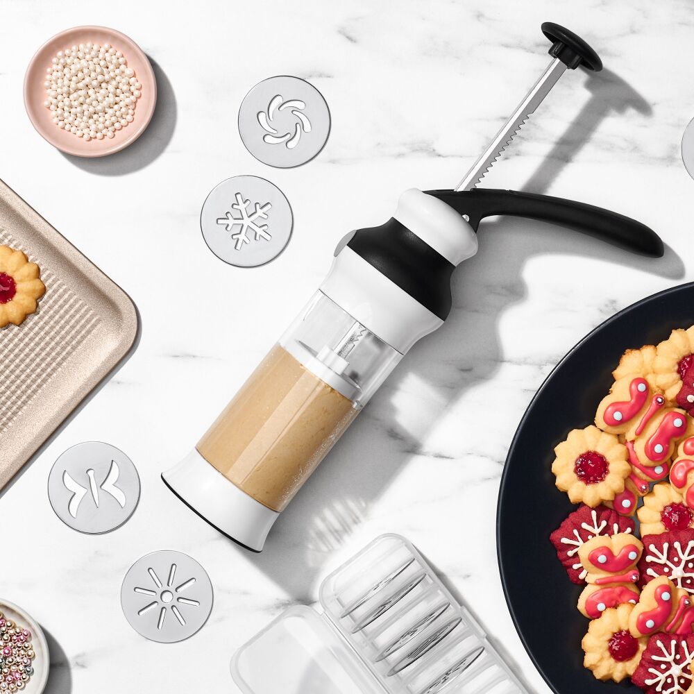Holiday Cookie Press and Disk Set Bundle B1