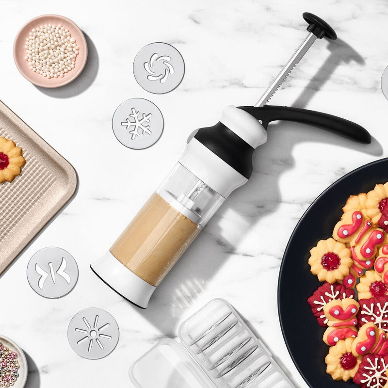 Holiday Cookie Press and Disk Set Bundle B1