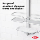 Aluminum 3-Tier Shower Caddy C9