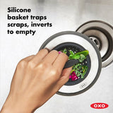 2-in-1 Silicone Sink Strainer with Stopper S4