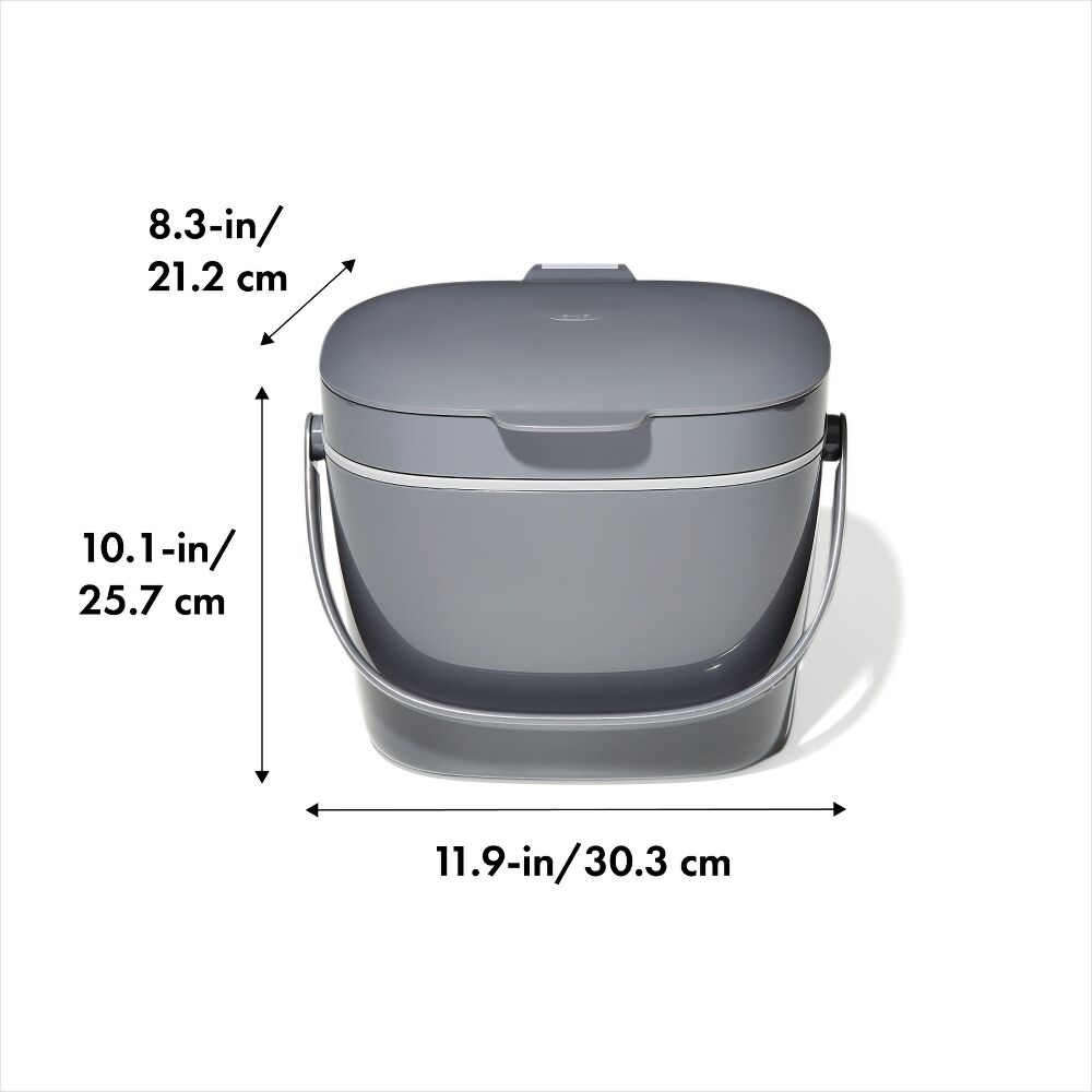 Easy-Clean Compost Bin - 1.75 Gal F9